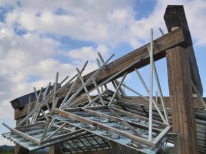 Gehrys Dachkonstruktion