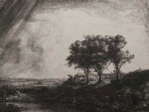 Rembrandt, Die drei Bäume, 1643