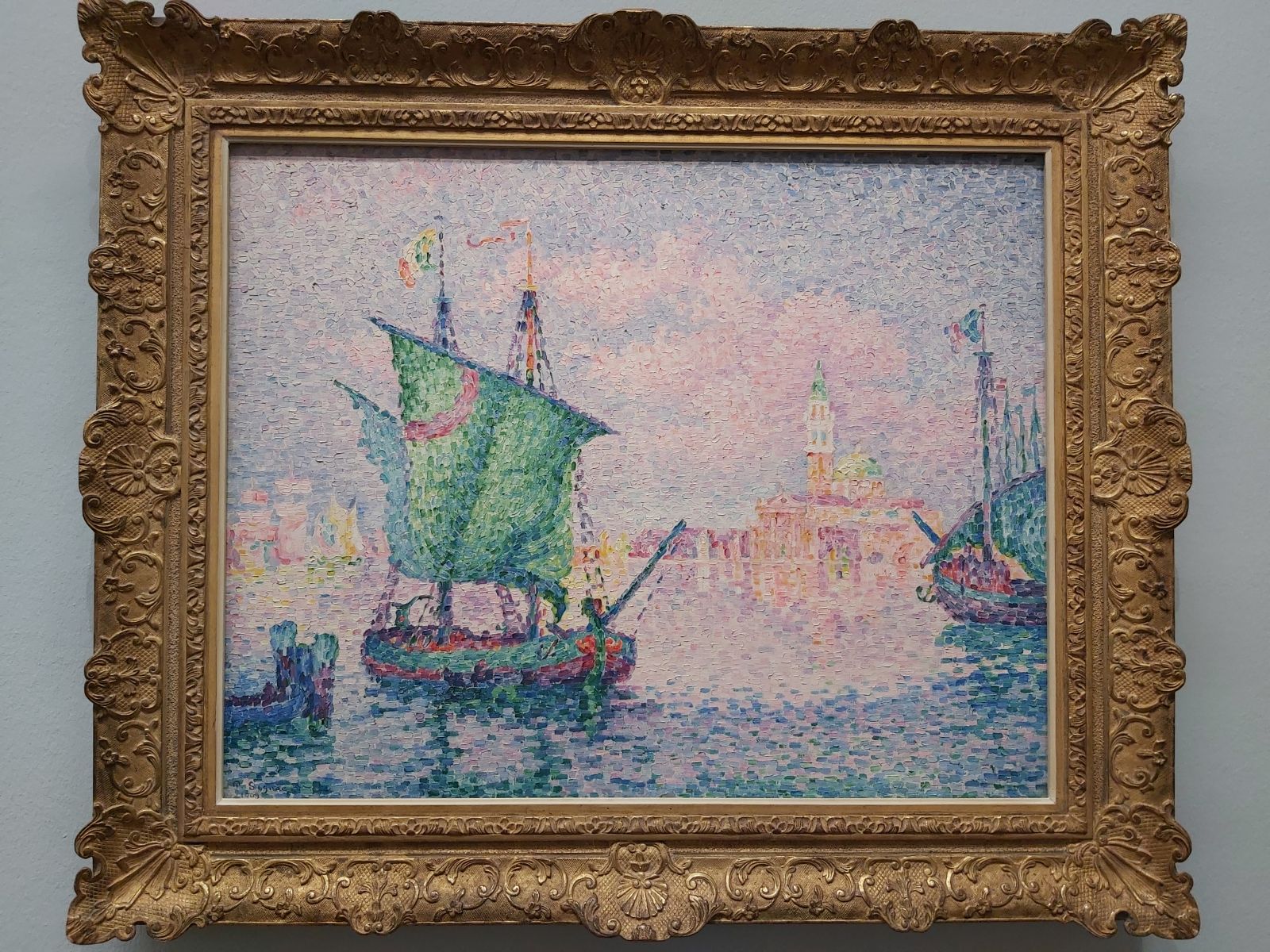 Paul Signac, Venedig, die rosa Wolke, 1909