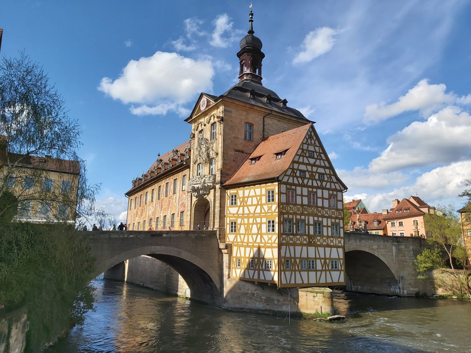 Prachtvolles Wahrzeichen: Das Alte Rathaus in Bamberg