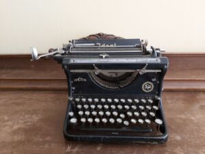 Auch ein Industriedenkmal: Ideal Schreibmaschine