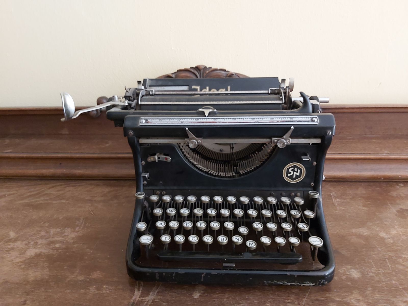 Auch ein Industriedenkmal: Ideal Schreibmaschine