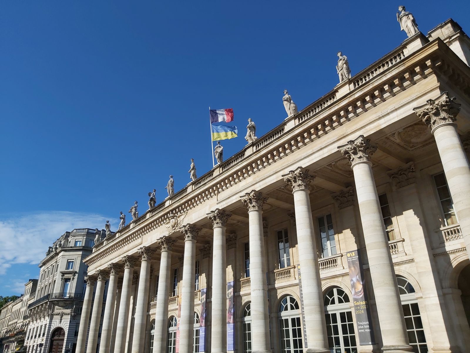 Imposantes Bauwerk: die Oper von Bordeaux
