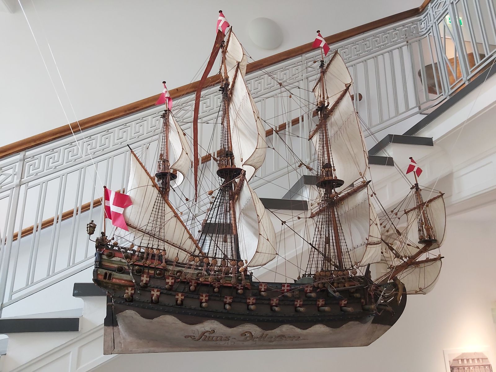 Votivschiff Urania - Dank für die Rettung von Hans Detlefsen aus der Seenot 1709