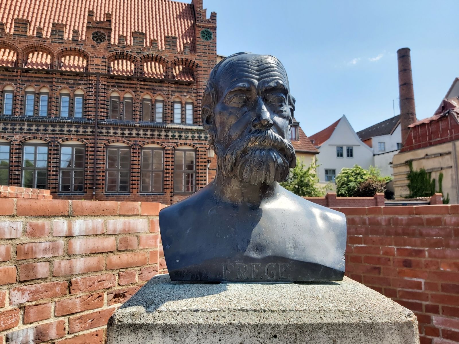 Gottlob Frege, in Wismar geborener Mathematiker, Logiker und Philosoph