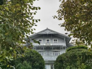 Die Villa Ruscha, 1896 im Stil eines Schweizer Chalets erbaut