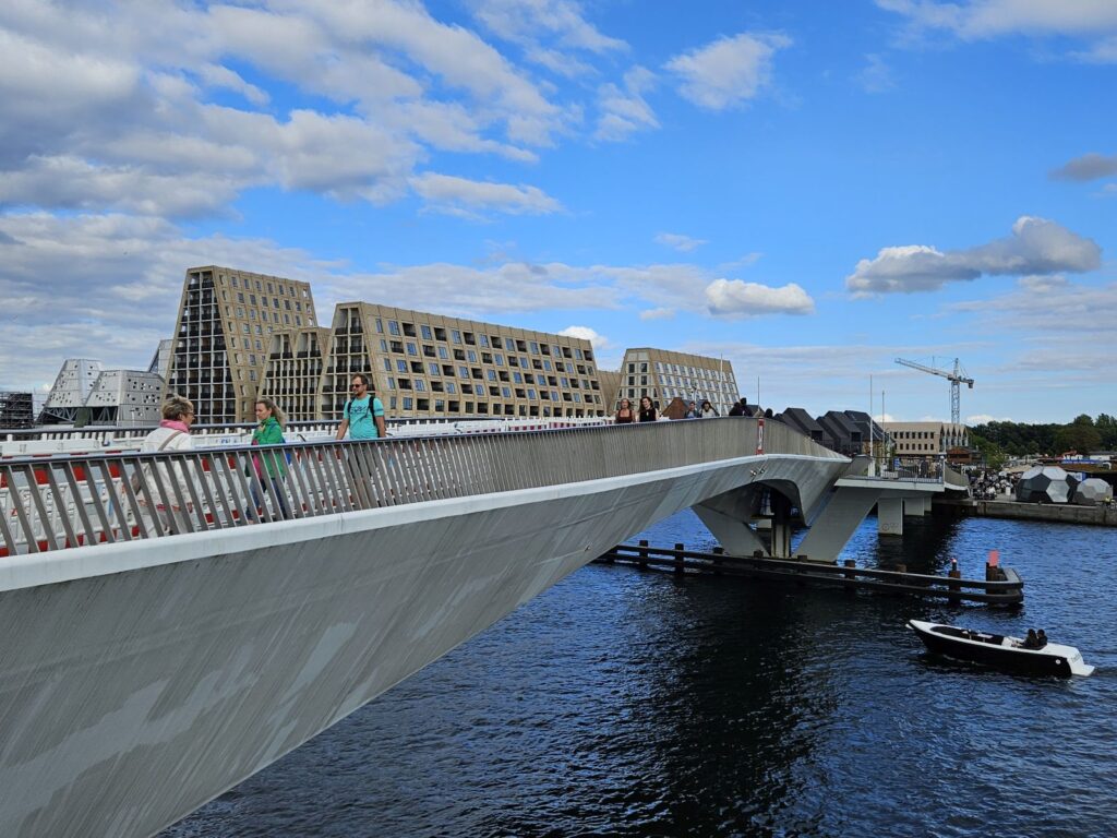 Inderhavnsbroen - eine Brücke für Fußgänger und Radler