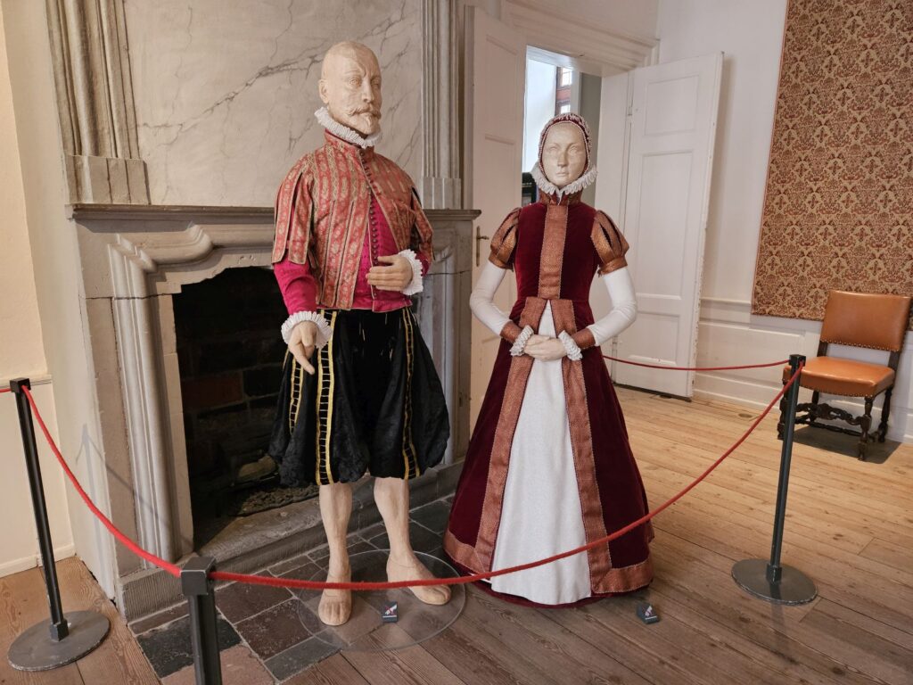 Hausherren in Schloss Kronborg - Frederik II und Gattin Sophie von Mecklenburg