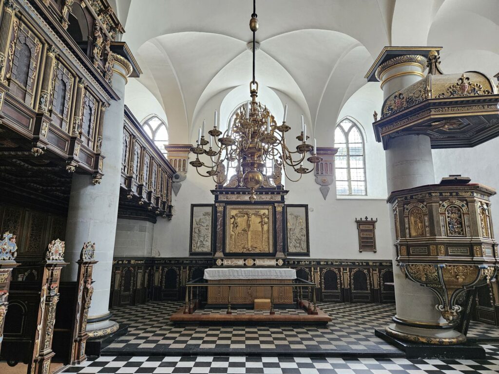 Ein Blick in die Kapelle von Schloss Kronborg