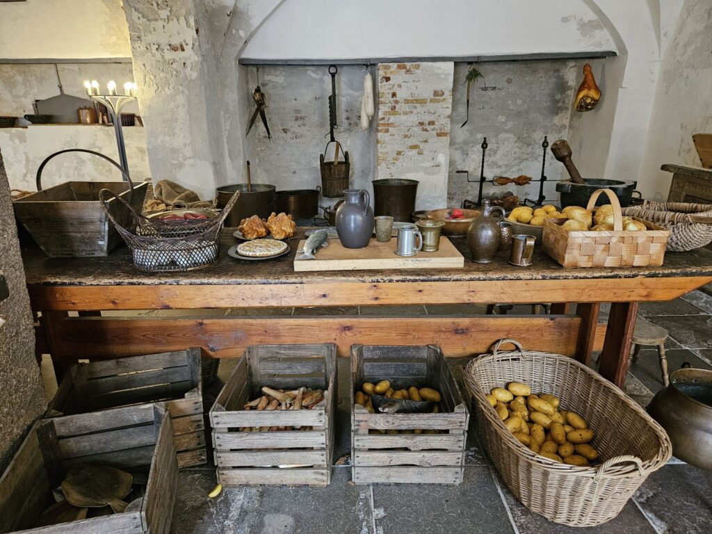 Ein Blick in die Schlossküche - Schloss Kronborg, Helsingör